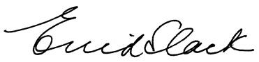 Enid Slack's Signature