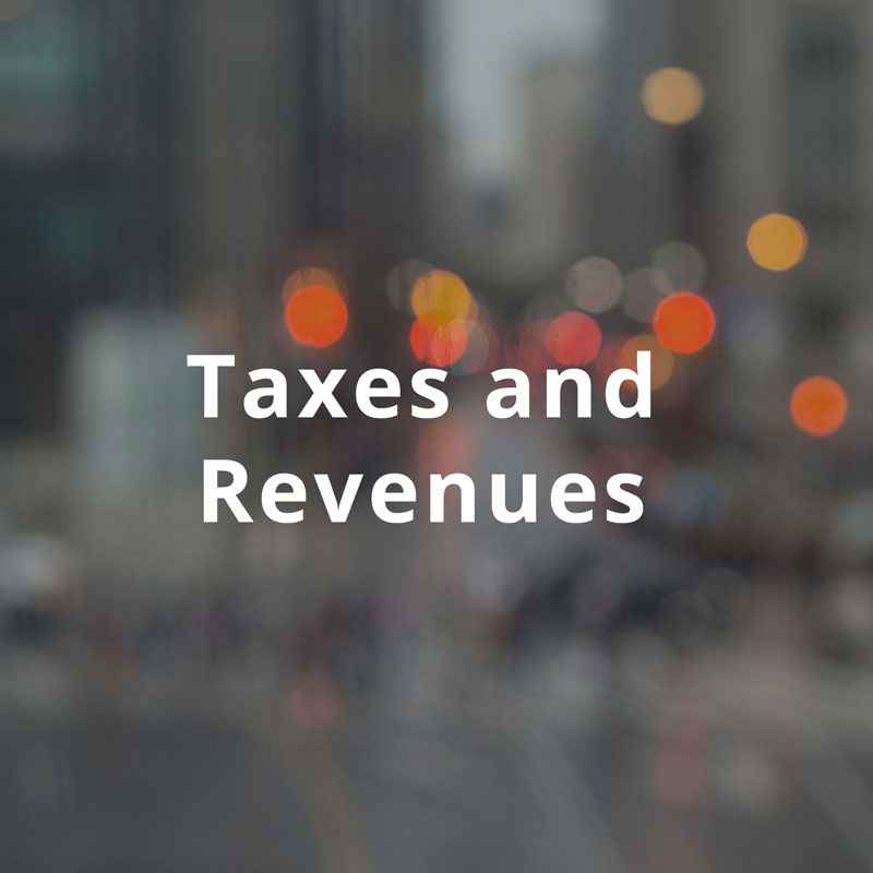 Title image for Taxes and Revenues