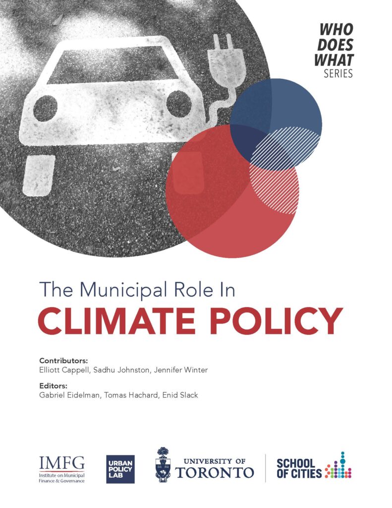 Cover of the Who Does What: Municipal Role in Climate Policy